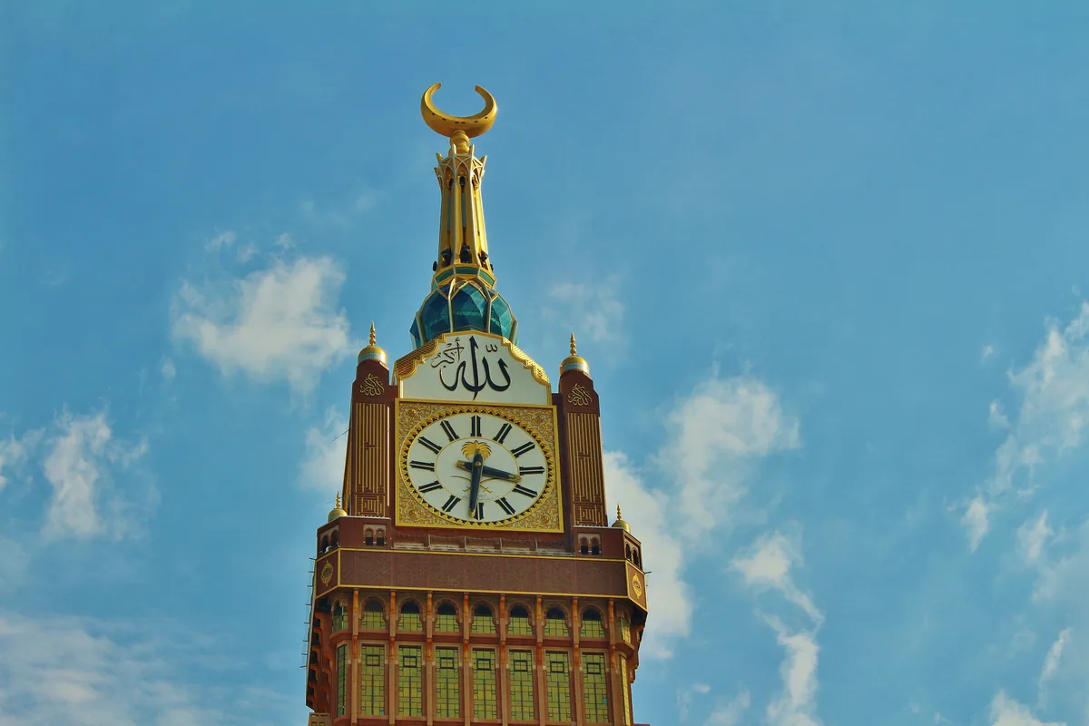 The Makkah Clock Tower hotel complex beside Masjid al-Haram